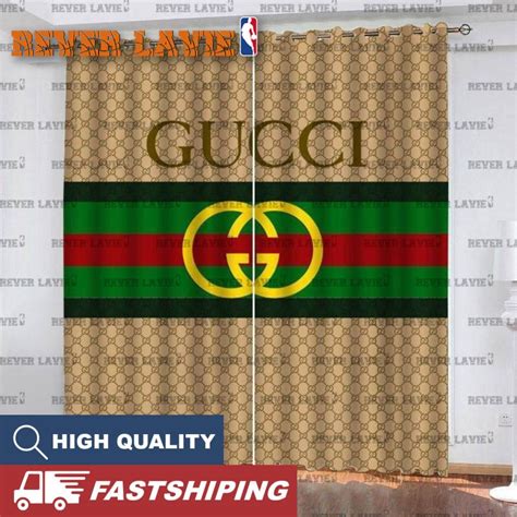 Gucci window curtains